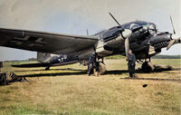 heinkel 111 kg4 flugplatz schwarze heide mai 1940